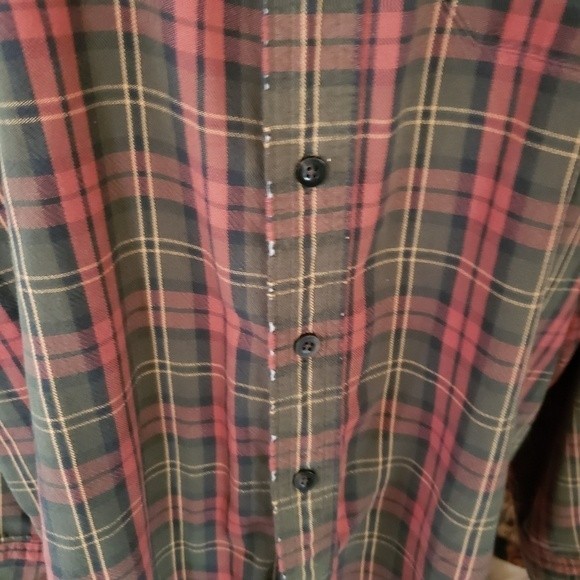 SALE! L.L. Bean Classic Plaid Button Front Shirt - Picture 5 of 7